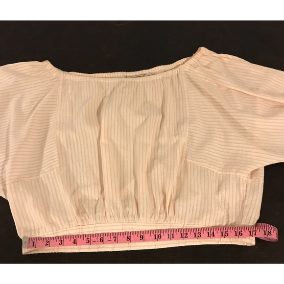 Anthropologie Holding Horses Aria Off-Shoulder Striped Top - Size Small - Picture 6 of 10